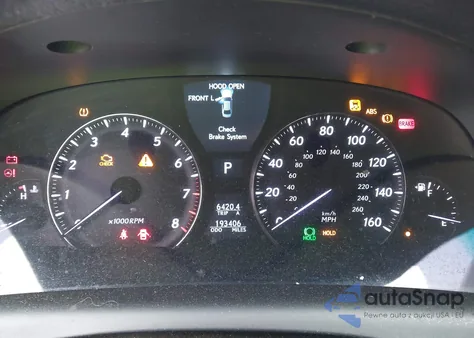 2007 Lexus Ls 460 z USA, uszkodzony, nr VIN JTHBL46F375033265